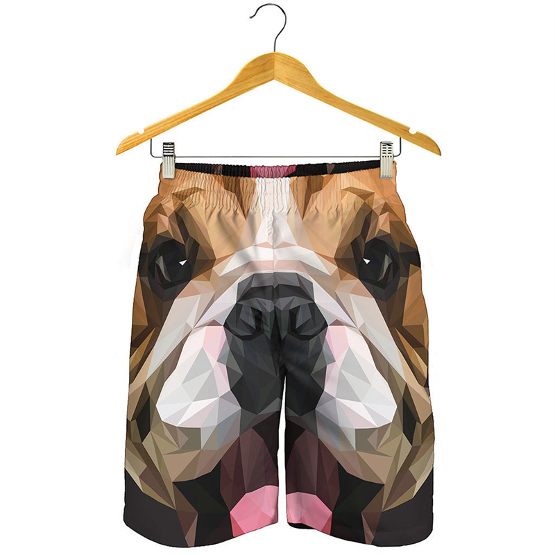 Summer Clothing Holiday - Short imprimé chien animal 3D pour