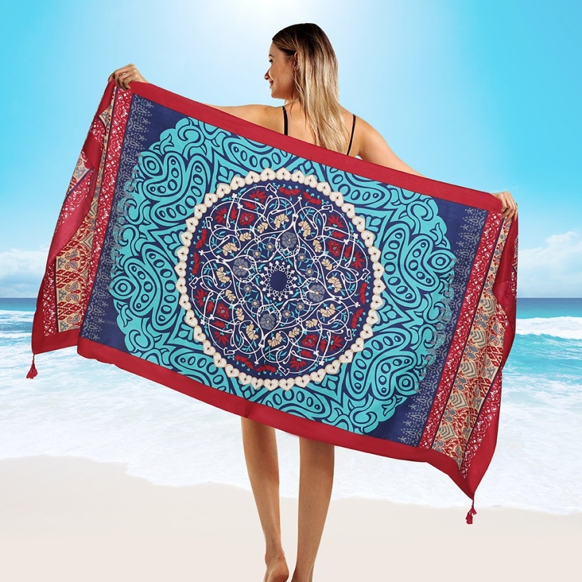 Sarong Pareo Wrap - Mode 90x180 cm sergé coton paréo