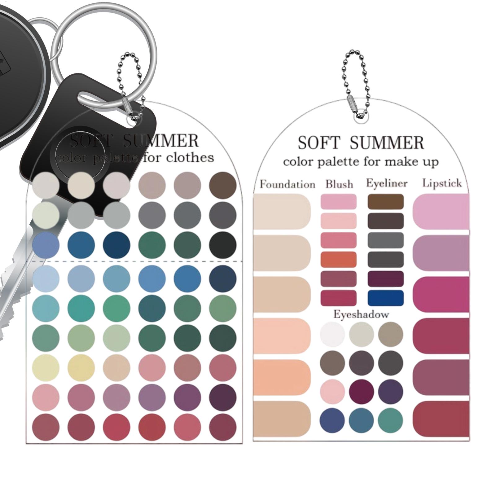 Summer Clothing Palette - Carte de couleurs estivales douces, 2