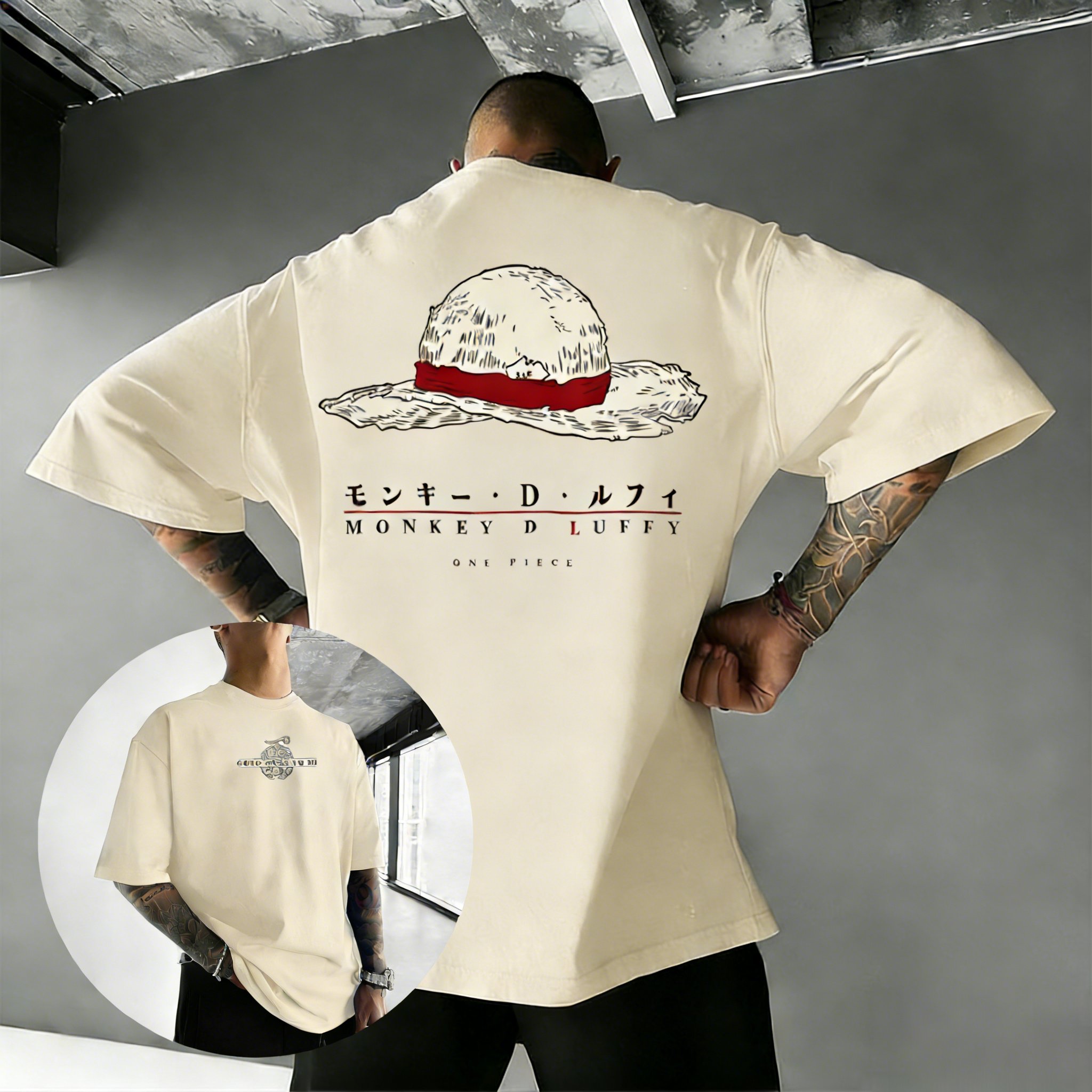 Japan Summer Clothing Women - T-shirt One Piece Anime Luffy pour
