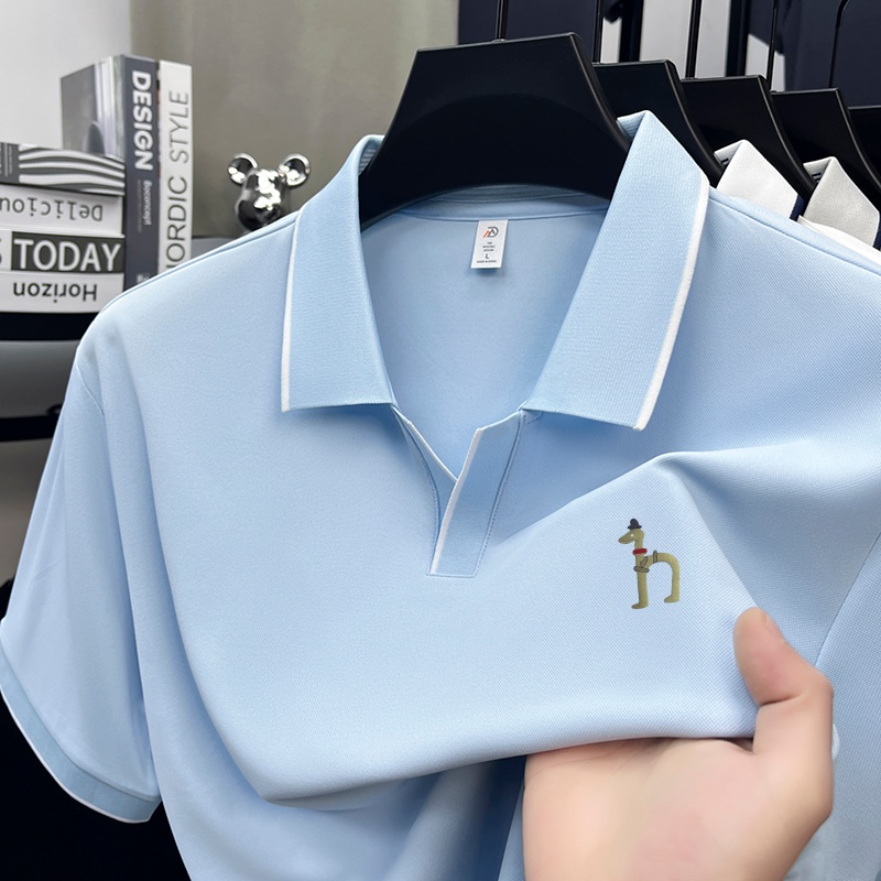 Summer Clothing Holiday - Polo homme col en V imprimé