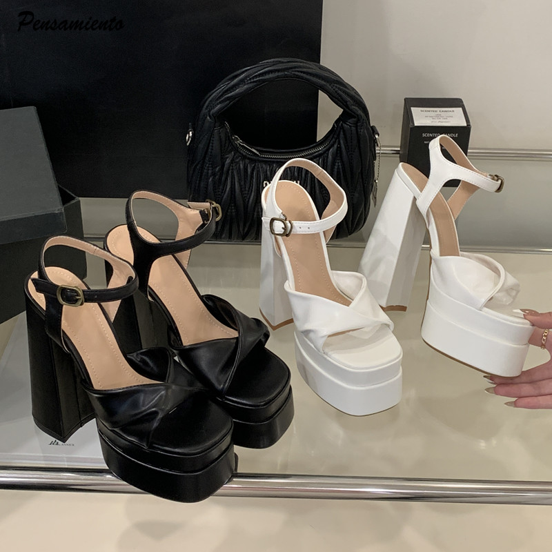 Summer Clothing Petite - Star style mode Double plate-forme compensées