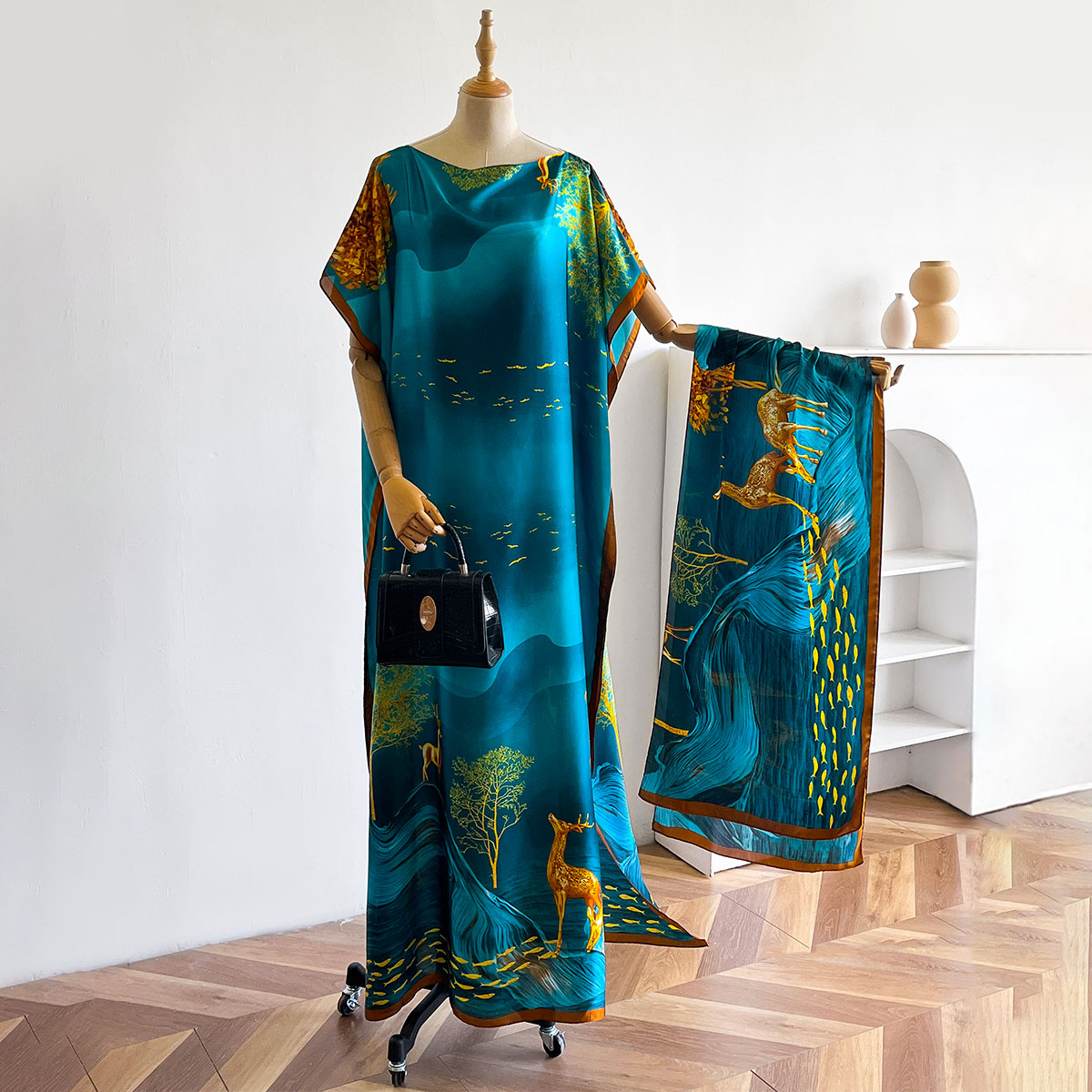 Summer Clothing Accessories - Châle long pour femme, style Dubaï,