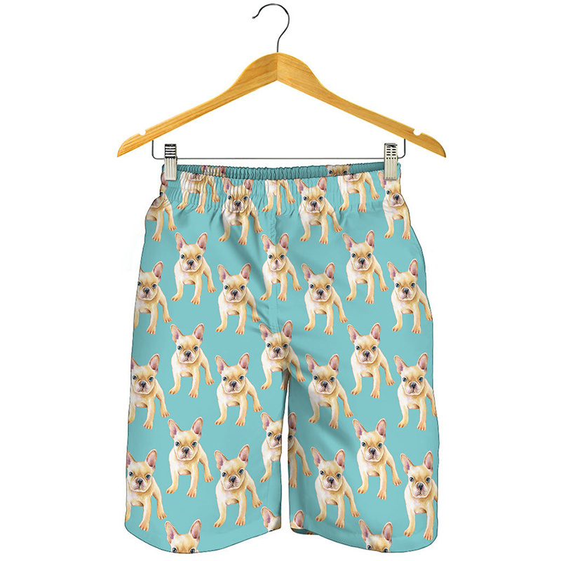Short imprimé chien animal 3D  - Summer Clothing Holiday avis et prix