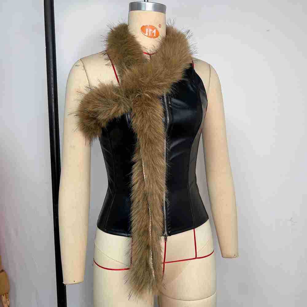 Mini-veste sexy en similicuir  - Summer Clothing Wraps avis et prix