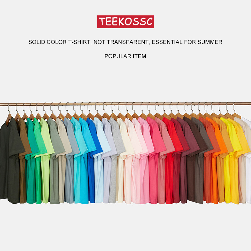 T-shirts amples en coton solid - Summer Clothing Brands For Women avis et prix