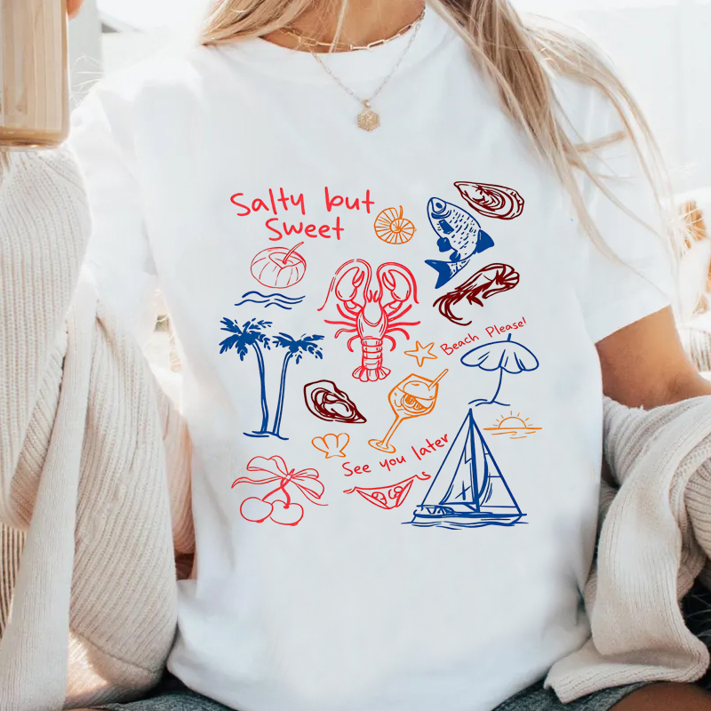 T-shirt Salty But Sweet pour H - Summer Vibes Clothing Men avis et prix