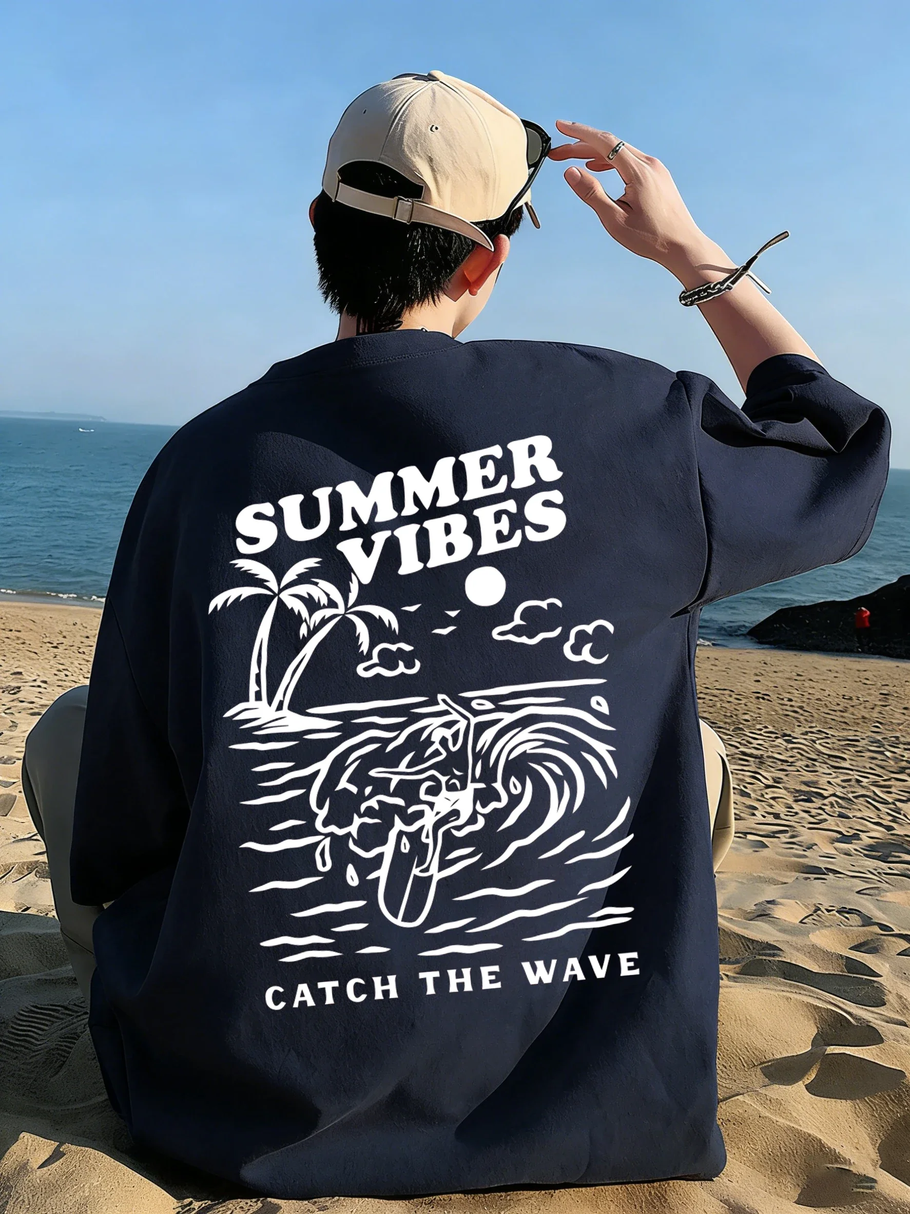 T-Shirt à manches courtes pour - Summer Vibes Clothing Men avis et prix