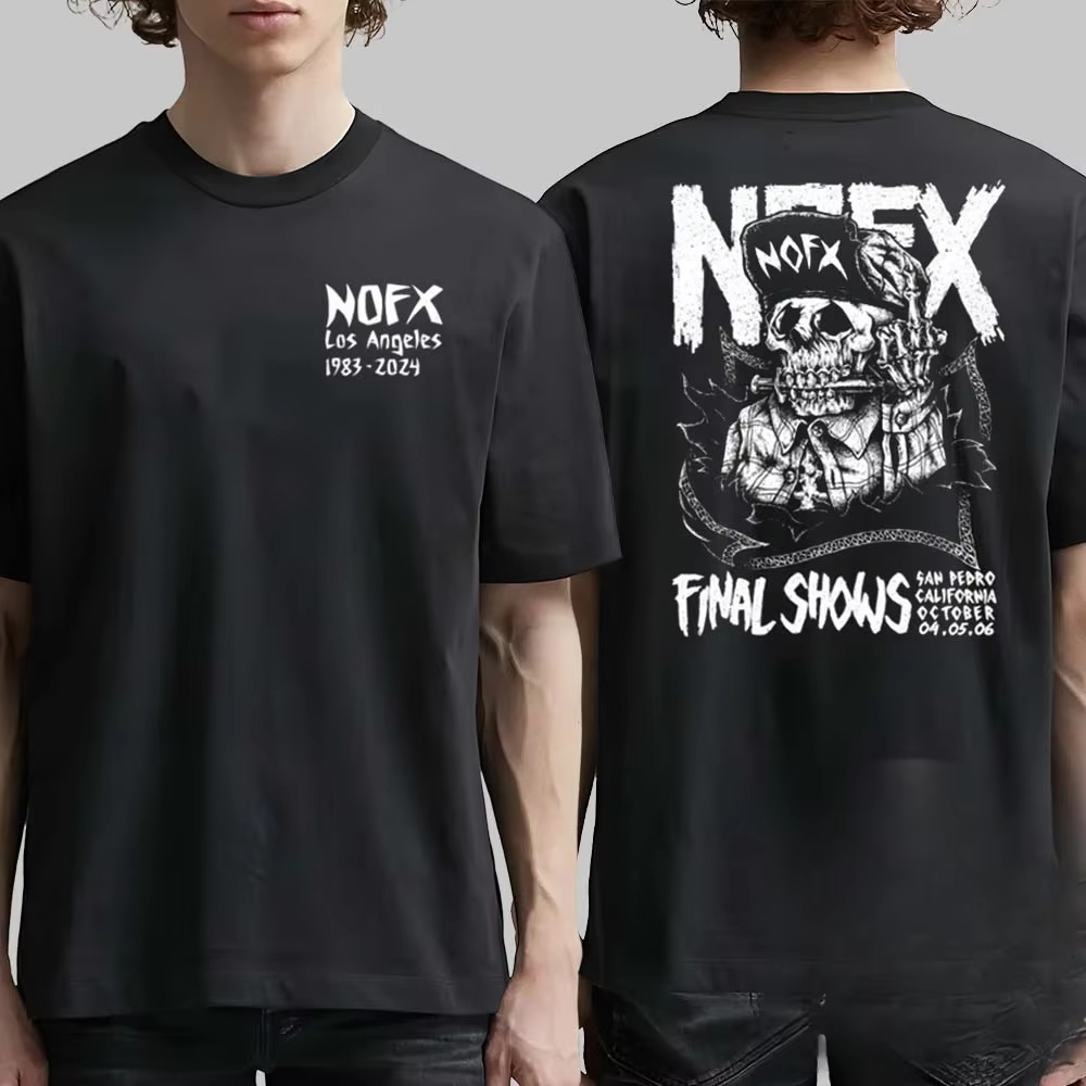 T-shirt Vintage NOFX Rock Band - Summer Clothing Brands For Women avis et prix