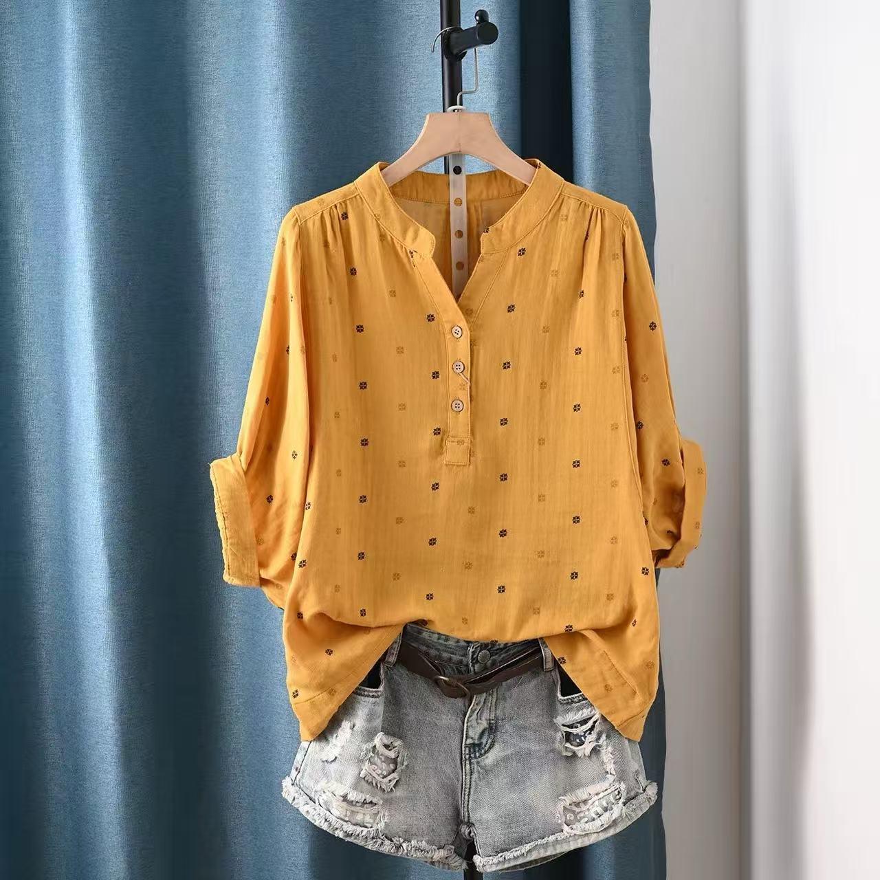 Chemisier femme 2026 en coton  - Japan Summer Clothing Women avis et prix