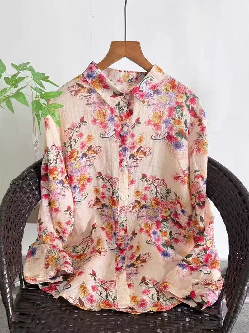 Chemises et chemisiers en lin  - Summer Clothing Brands For Women avis et prix