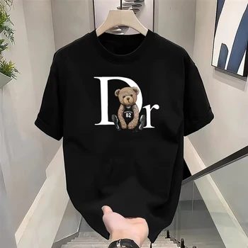 T-shirt imprimé ours mignon de - Summer Clothing Brands For Women avis et prix