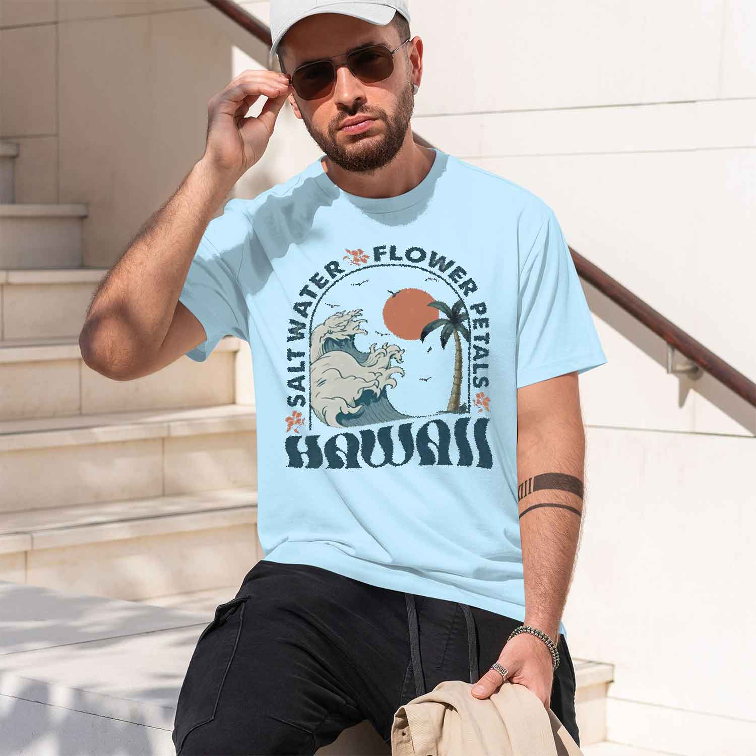 T-shirt Hawaï Bea pour Hommes  - Summer Vibes Clothing Men avis et prix